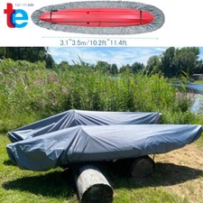 Kayak Canoe Cover 10.2-11.4FT Waterproof Rafting Boat Storage Dust Cover Shield