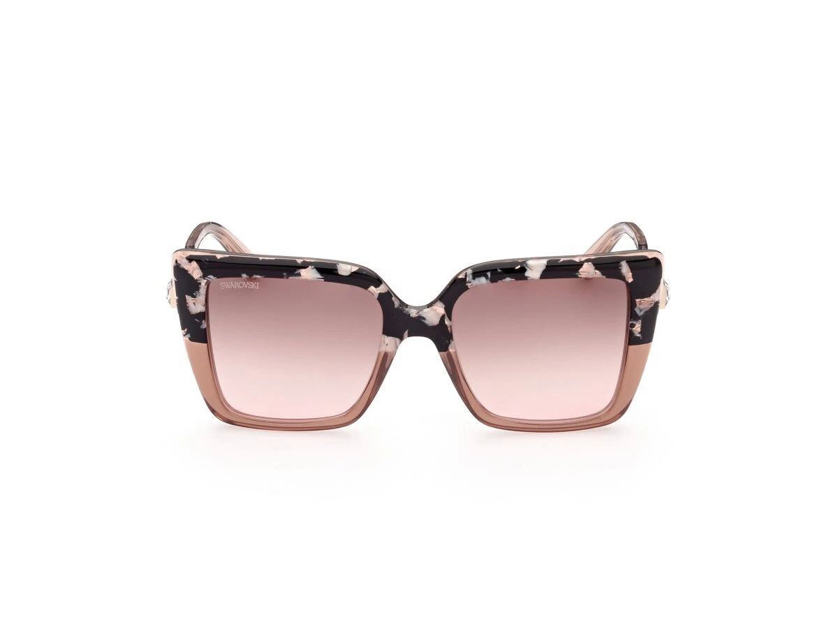 Swarovski Brown Cat Eye Sunglasses for Women