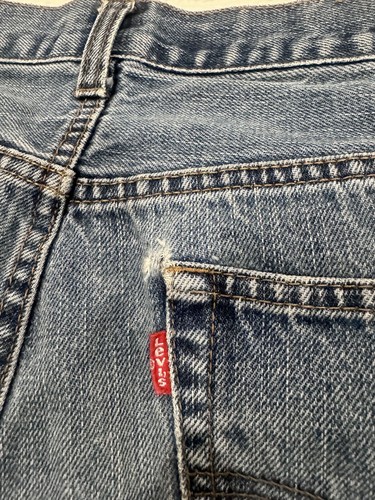 Levis 505 Jeans Men’s Size 18 Regular W29” L29” Straight Denim Color Blue - Picture 10 of 10