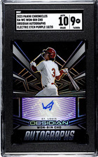 2023 Panini Chronicles Obsidian Won-Bin Cho ETCH PURPLE /25 SGC 9 w/10 AUTO