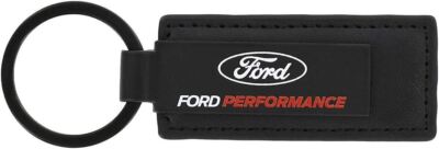Ford Performance Black Leather Key Chain * Ford Racing Mustang Raptor FREE SHIP!