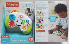2PK New Fisher Price Game  Learn Controller Laugh/Learn 2 Levels Of Fun