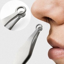 1Pc Eyebrow Clippers Nose Hair Trimmer Metal Tip Tweezers Nasal Hair Clip