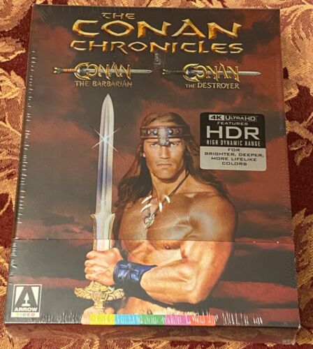 THE CONAN CHRONICLES CONAN THE BARBARIAN & DESTROYER 4K UHD LE OOP SENT FROM UK - Picture 1 of 19