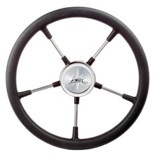 Volante Marino 320mm 12,6" LUISI Riva RSL Tanegum 5 Raggi Barca Nave Yacht