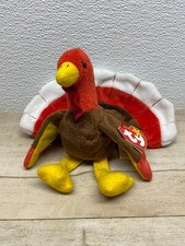 Vtg 1996 Ty Beanie Babies Collection Gobbles The Turkey With Tag Error