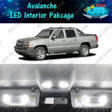 20x White LED Lights Interior Package Kit for 2002 - 2005 2006 Chevy Avalanche