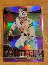 2021 Panini Playoff - Call to Arms Pink HOLO SILVER Prizm #CA-DPR Dak Prescott
