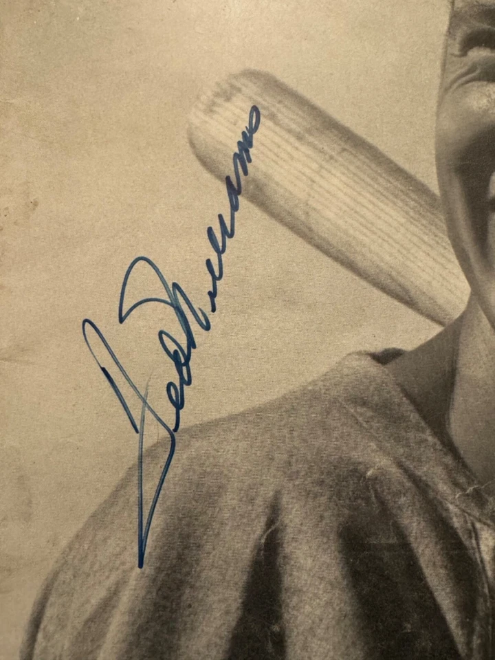 Ted Williams Baseball Signed Autograph Life Magazine Boston Redsox - Image 3 of 4