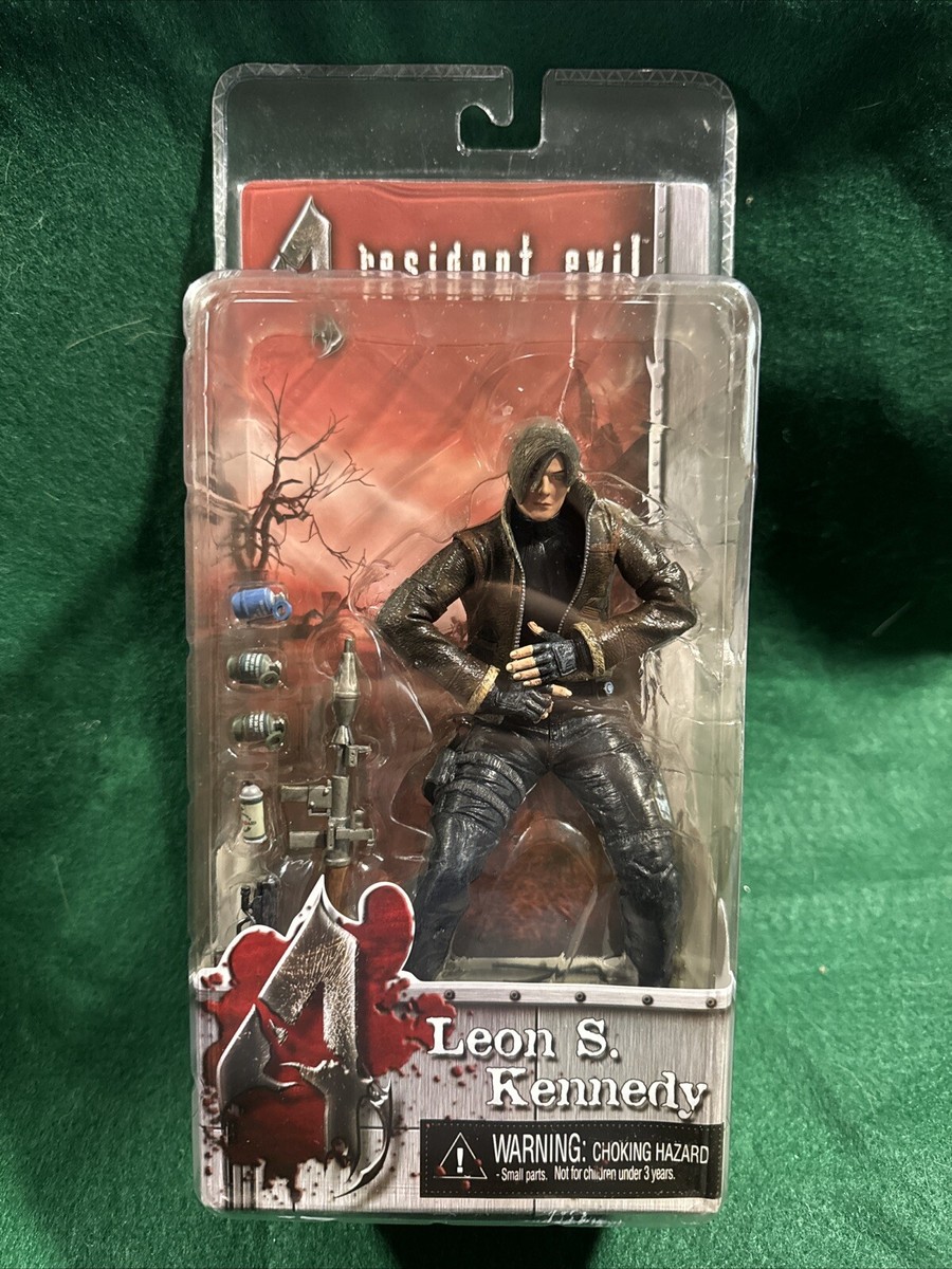 Leon Kennedy Resident Evil 4 Action Figure With Jacket Red Leon Kennedy Resident Evil 4 Action Figure With Jacket Red