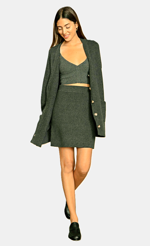 値下げ Cashmere Compact Cardigan オリーブ Cashmere Compact Cardigan（カーディガン/ボレロ）｜TODAYFUL