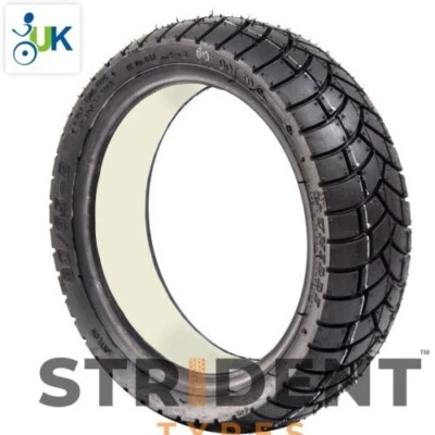 Solid Black 80/65 X 8 Tyres For Kymco Agility Mobility Scooters Vecta Sport
