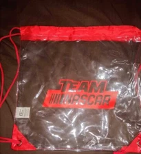 Nascar - Clear Stadium Pull String Bag - *RARE TRACK GATE GIVE AWAY* 12" x 12"
