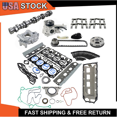 Fits Ram 1500 2009-2015 5.7L Hemi MDS Lifters Timing Camshaft Gasket Pump Kit
