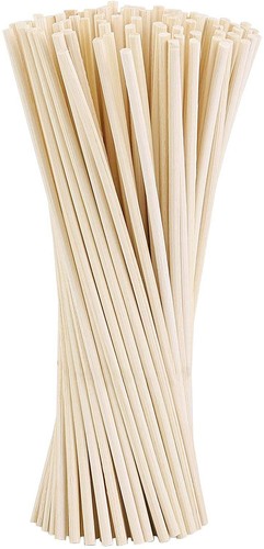 Bastoni di ricambio diffusore fibra per profumo aroma 100 pezzi (25 cm x 3 mm) - Foto 6 di 6