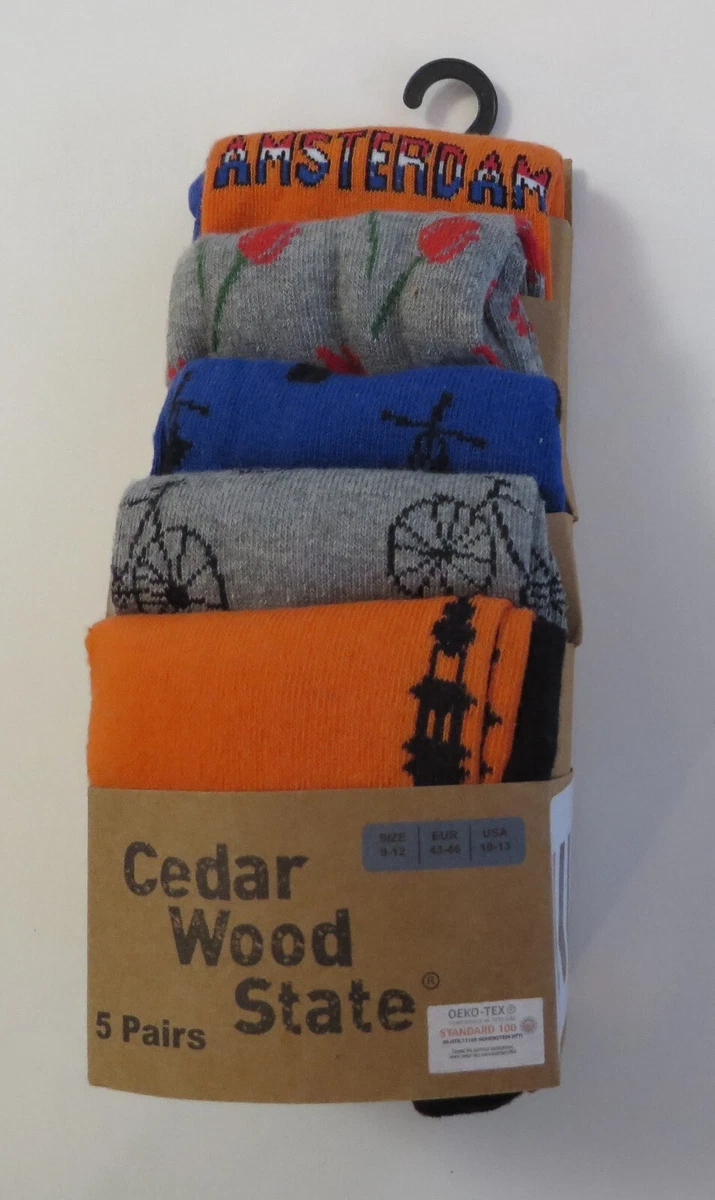 Calcetines Primark Madera Cedro Estado 5 Pares Talla 10-13 Multicolor Madrid - Amsterdam