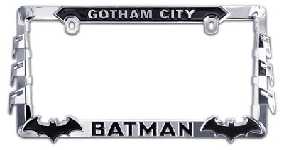 Batman Gotham City 3D License Plate Frame (See PICS) (HAS SMALL DEFECTS)