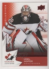 2020 Upper Deck Team Canada Juniors Men's U-20 Exclusives 156/250 Joel Hofer a3q