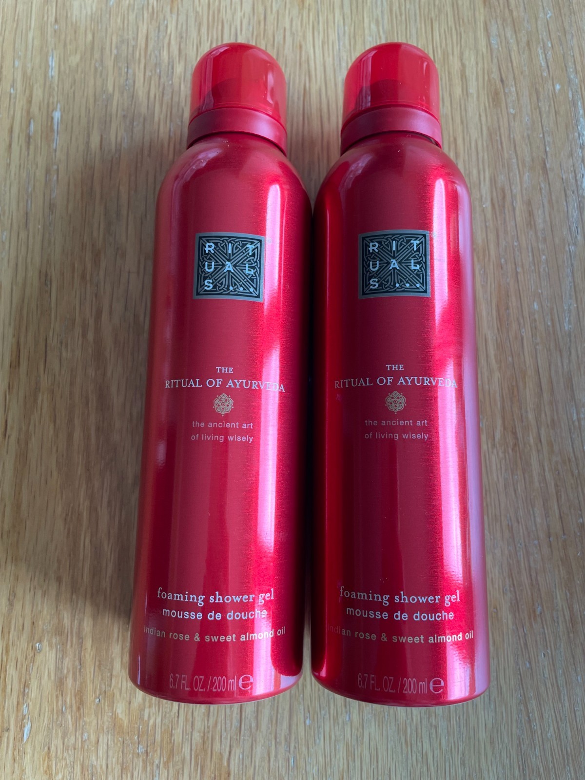 Rituals The Ritual of Ayurveda Foaming Shower Gel Indian Rose & Sweet Almond 200ml - Image 6