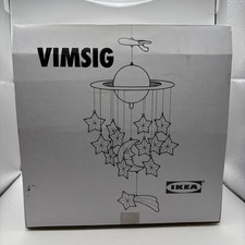 Vintage IKEA VIMSIG Space Mobile Comet Stars Saturn Rocket Baby Crib Celestial