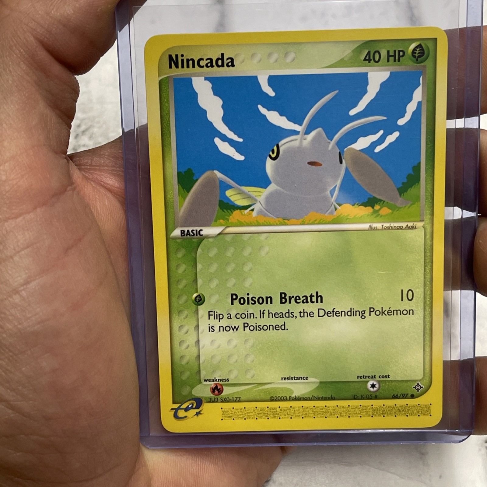 Pokémon Nincada 66/97 DR EX Dragon NM/MT Pokemon Vintage Vtg Common Card TCG