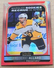 2021-22 O-Pee-Chee Platinum Marquee Rookie Red Prism Frederic Allard #253