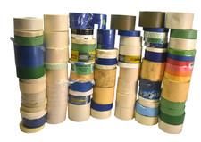 Painters Masking Tape Bulk Lot of 98 Assorted Sizes Colors General Purpose