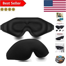 Luxury Adjustable Sleep Mask: Breathable Memory Foam for All-Night Comfort