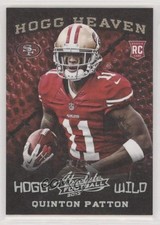2013 Panini Absolute Hogg Heaven Hogg Wild 1/10 Quinton Patton #89 y4l