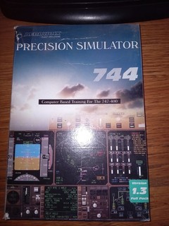 Aerowinx 744 Precision Simulator . Real world Flight Training Boeing 747 400