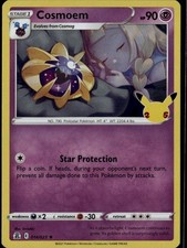 Cosmoem Holo Rare Celebrations 014/025 Psychic Pokemon Card