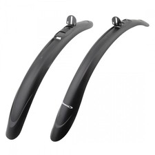 SKS Beavertail Universal 26"-28" Fender Set Front & Rear SnapOn Mudguard GERMANY
