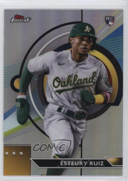 2023 Topps Finest Refractor Esteury Ruiz #97 Rookie RC 15kw