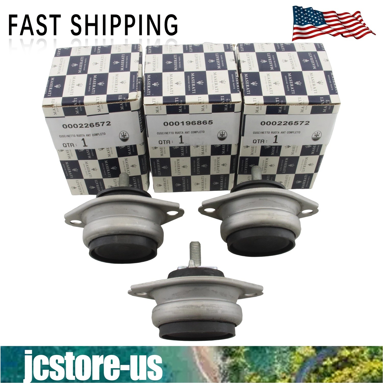 Maserati Quattroporte 2003-2012 Engine mounts 3 pcs