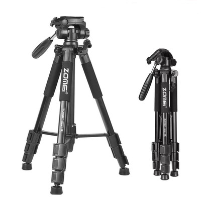 ZOMEI Q111 Professionelles tragbares Reise-Kamerastativ für Canon Nikon DSLR