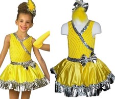 Pocket Full Of Sunshine Child X-Small Dance Costume Leotard Tap Skirt New