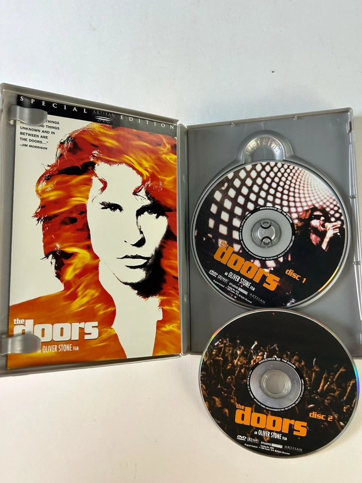 The Doors Special Edition DVD 2 Disc Set Val Kilmer 1991 Movie - Image 4 of 4