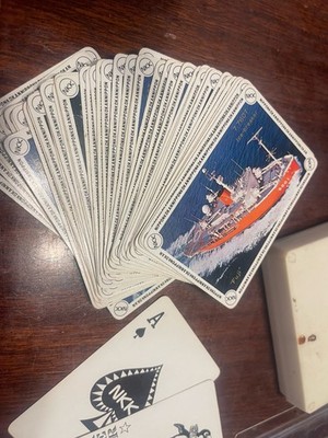Vintage 70s Nintendo Deck of Playing Cards Japanese Game W Case