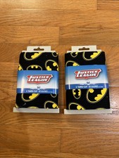 DC Justice League Batman Logo Black Yellow 100 Cotton 2 1 Yard Cut 36inx44in