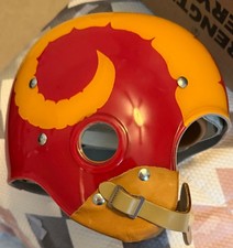 Los Angeles Rams Throwback RT2 Football Helmet 1949 Clear Shell Painted Horns