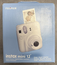 FUJIFILM INSTAX MINI 12 Instant Film Camera Clay White 