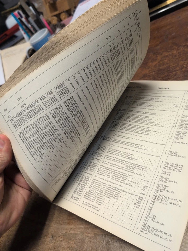 1948-1953 Hudson Master Parts Catalog Book - Image 4 of 4