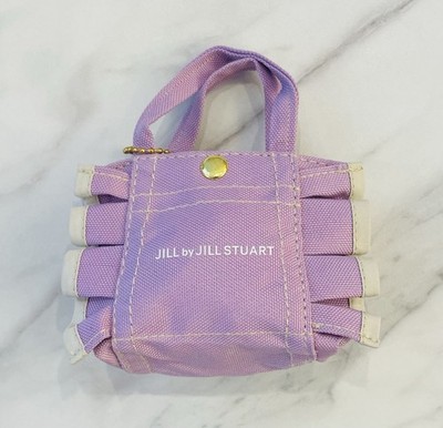 JILL by JILL STUART Mini Frill Tote Bag Pouch Purple Japan Limited , New , Cute!