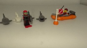 LEGO City 60095 Deep Sea Exploration Vessel Missing 1 Shark Face Rest Complete