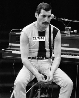 Freddie Mercury of Queen Rehearsing at the Shaw Theatre in Euston Photo