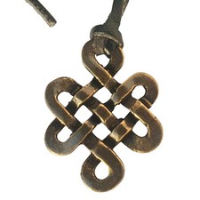 Shrivatsa aus Bronze Anhänger Schmuck keltischer Knoten Amulett