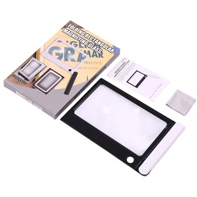 Portable Lighted Magnifying Glass Large Lens with 48 LEDs Multifunction for