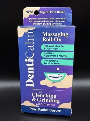 DentiCalm Massaging Roll-On Pain Relief, Clenching & Grinding 0.47 oz EXP 1/26