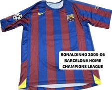 RONALDINHO BARCELONA 2005-2006 JERSEY BECKETT COA