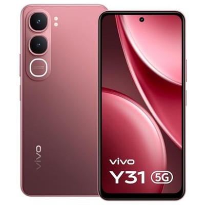 Vivo Y31 5G Rose Red 4GB RAM 128GB Storage Indian Global Version Unlocked Fedex